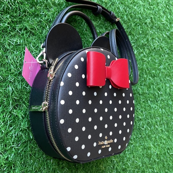 Kate Spade: disney x kate spade new york minnie mouse crossbody bag - Picture 3 of 16